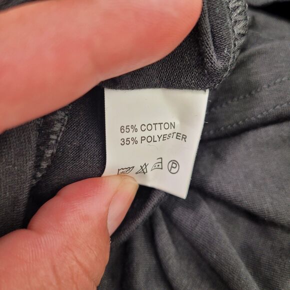 BesserBay Girl Casual Crew Neck Ruffle Short Sleeve A Line Cotton Black Dress XS - Picture 6 of 8